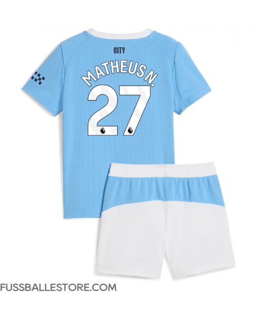 Günstige Manchester City Matheus Nunes #27 Heimtrikotsatz Kinder 2025-26 Kurzarm (+ Kurze Hosen) Günstige Manchester City Matheus Nunes #27 Heimtrikotsatz Kinder 2025-26 Kurzarm (+ Kurze Hosen)